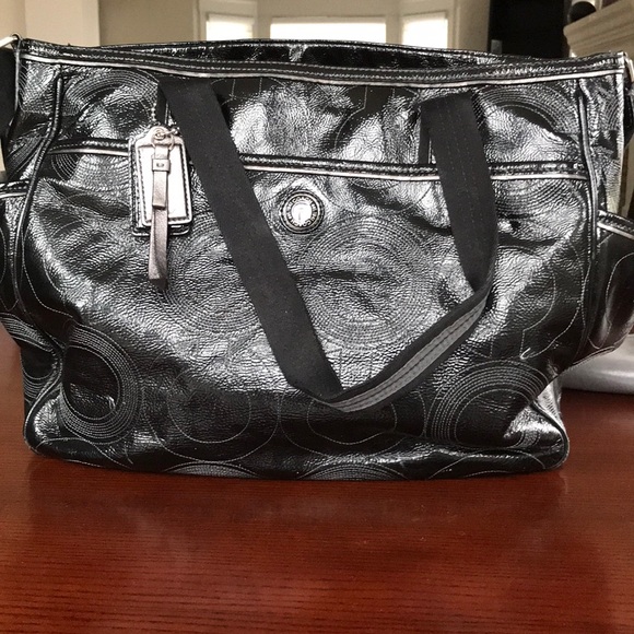 Coach diaper bag with changing pad - Picture 2 of 16
